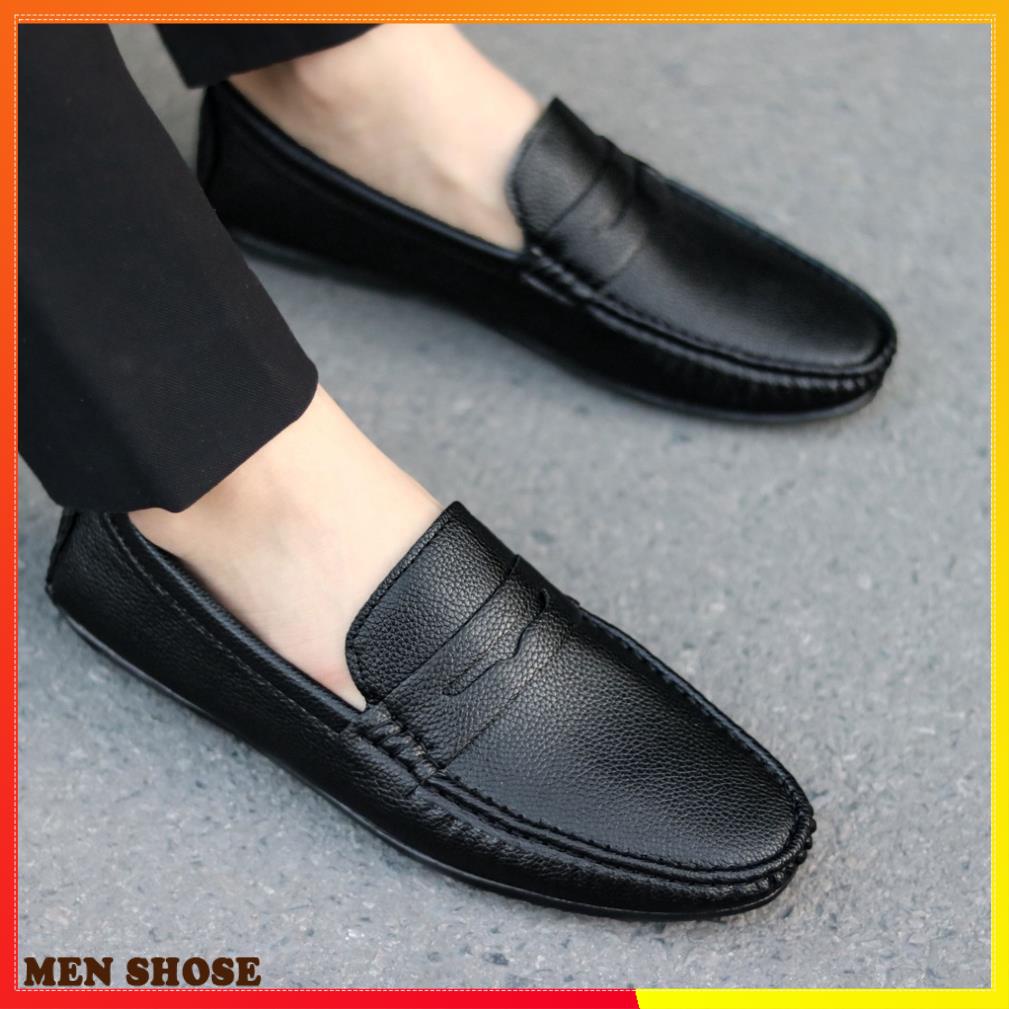 Giày Mọi Nam Da Lì  Mã M032