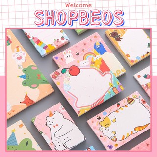 Giấy ghi chú Hoạt hình Pison, giấy note 20 tờ – 1 tệp