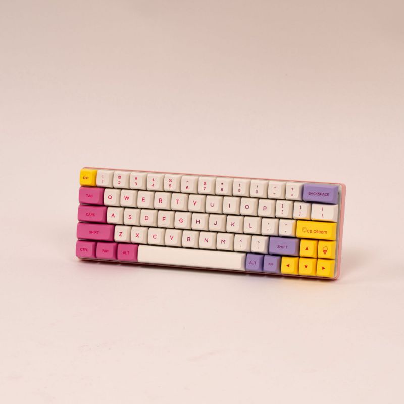 Keycaps XDA ICE CREAM 124 nút dành cho phím cơ