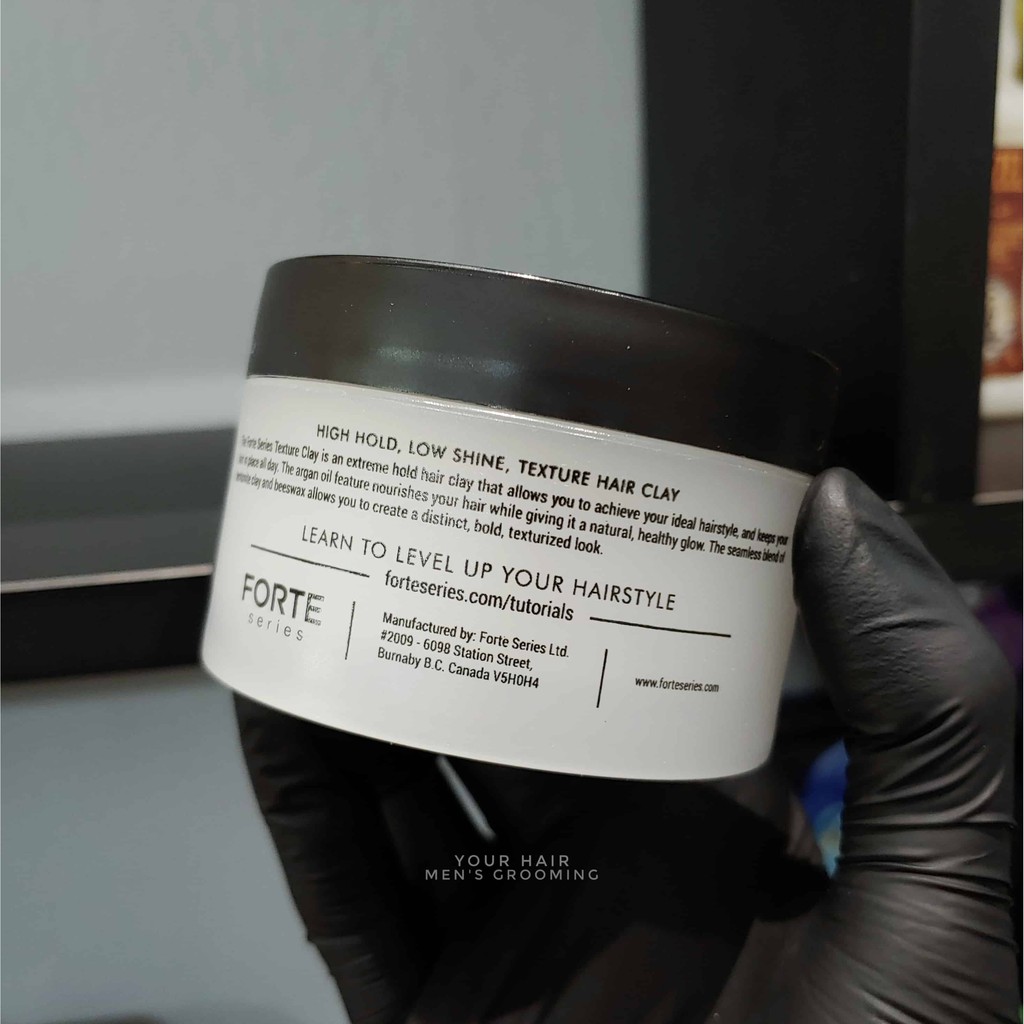 [Tặng Lược] Sáp vuốt tóc Forte Series Texture Clay - 100gr - Chính hãng USA