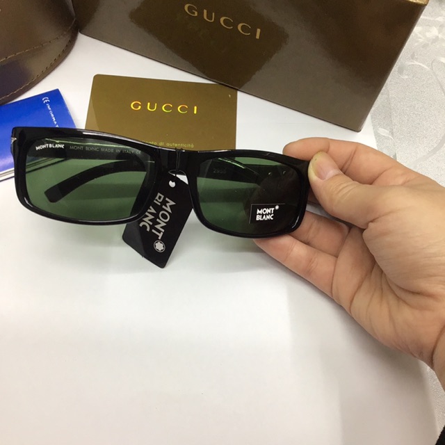 Kính mát nam mont blanc thời trang sành điệu phôm ôm mặt mắt thuỷ tinh | BigBuy360 - bigbuy360.vn