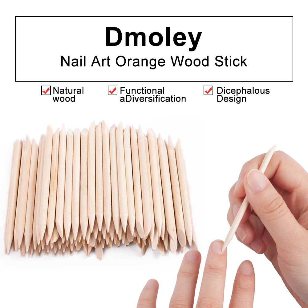 [Hàng mới về] Bộ 10/ 30/ 50/ 100 que gỗ làm móng chuyên dụng