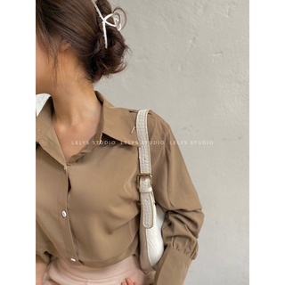 Áo sơ mi cơ bản chất lụa lì không nhăn