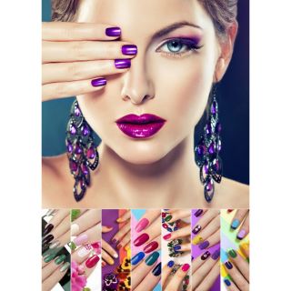 Tranh 3d dán kính 2 mặt hình nail 70x100