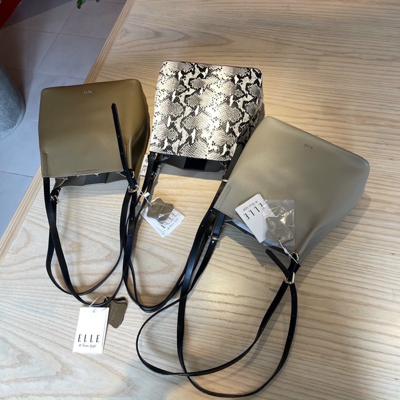 Túi elle bucket full da thật