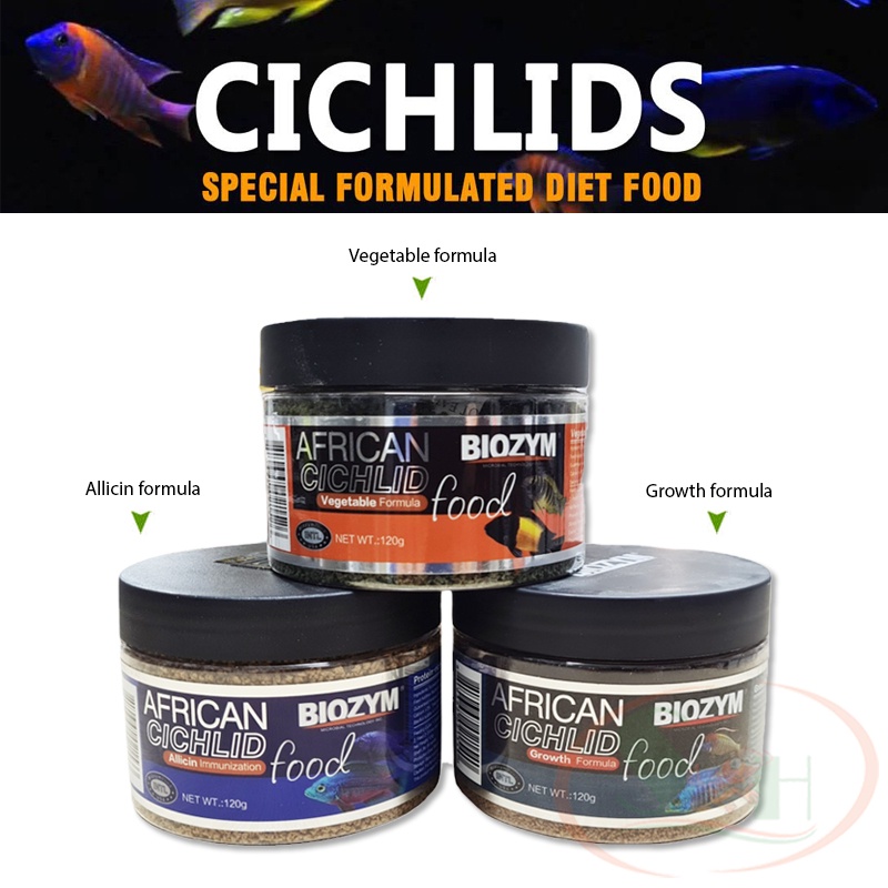 Thức Ăn Cá Biozym African Cichlid Allicin Food Tăng Sức Đề Kháng