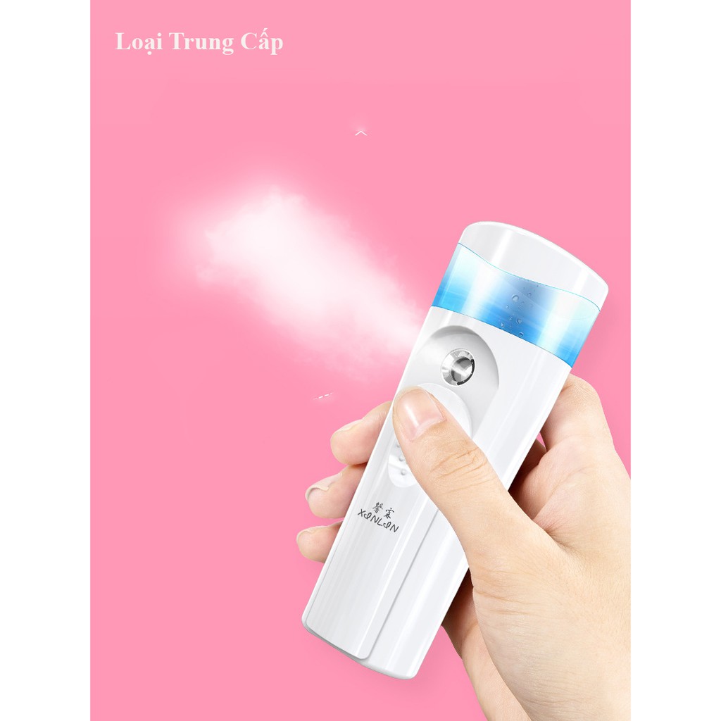 [BH 6 THÁNG] Máy Phun Sương Xông Hơi Mặt NaNo Mini Gami Beauty Cầm Tay Hỗ Trợ Dưỡng Da Cấp Ẩm Cho Da