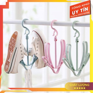 [GIÁ HỦY DIỆT] – COMBO 3 MÓC PHƠI GIÀY THÔNG MINH TIỆN LỢI XOAY 360 ĐỘ