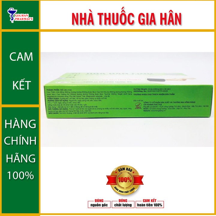 Hòa Hãn Linh - Dành Cho Người Ra Mồ Hôi Nhiều - hộp 30 viên