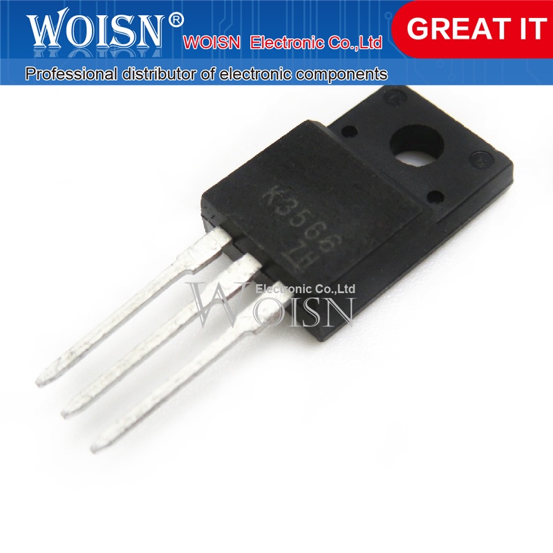 Bộ 10 Linh Kiện Điện Tử Mới 2SK3566 K3566 TO-220F 900V 2.5A ynb