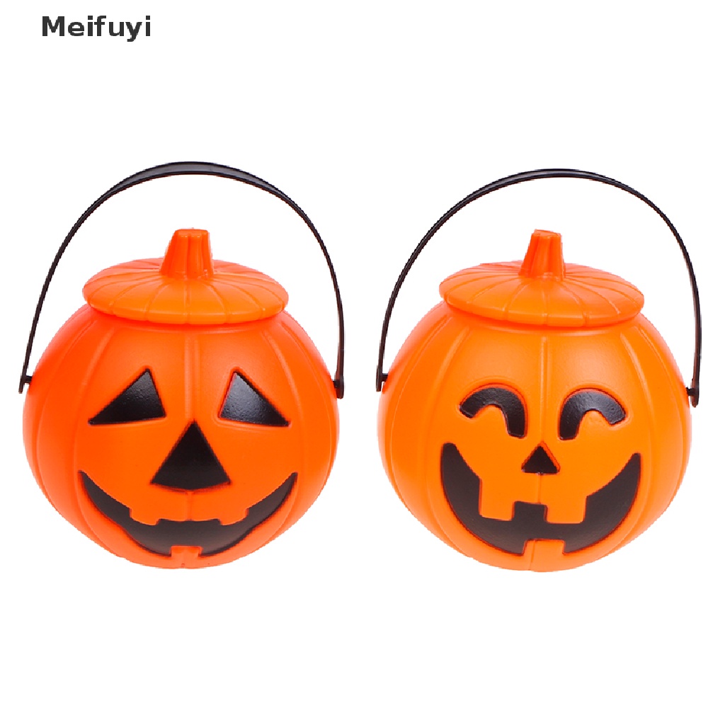 Xô Nhựa Đựng Bí Ngô Trang Trí Halloween