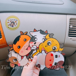 Bao lì xì chibi trâu tân sửu