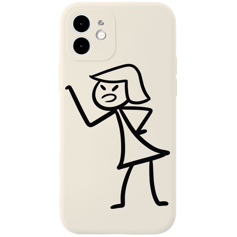 Ốp lưng JURSUE mềm hình cặp đôi dễ thương đẹp cho iPhone 13 12 11 Pro Max SE 2020 X XR XS 8 7 ip 6S 6 Plus kute Y1829