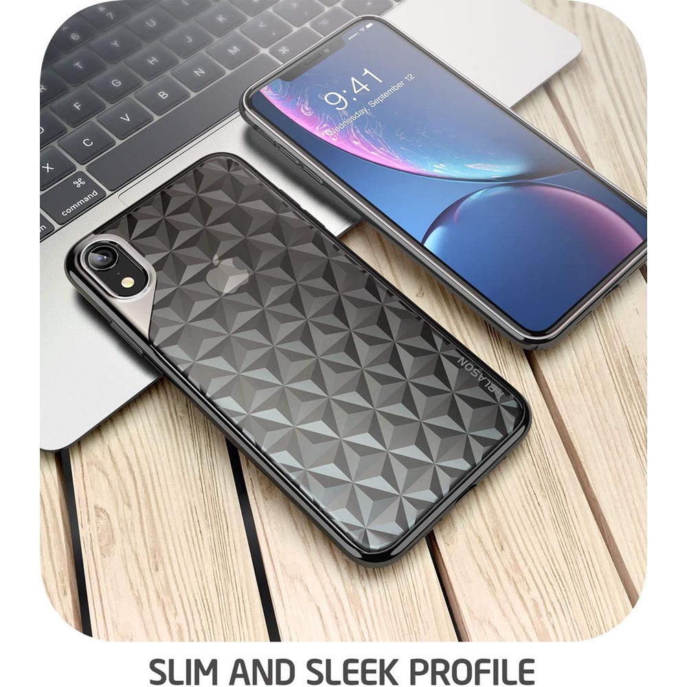 Ốp Điện Thoại Trong Suốt Siêu Mỏng Linh Hoạt Họa Tiết 3D Cho iPhone XR / X / Xs Max