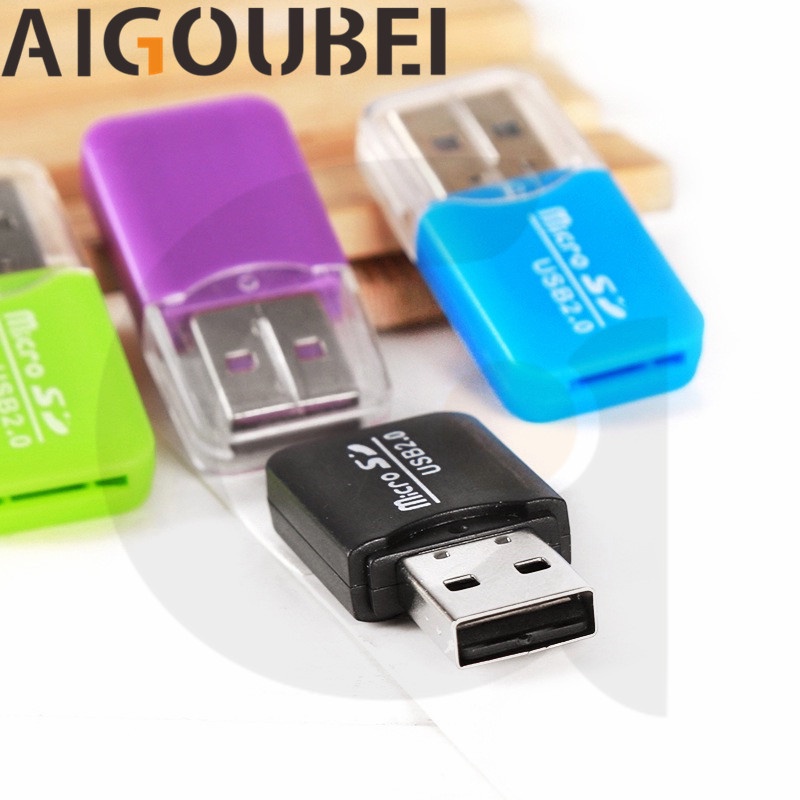 Micro SD TF small USB 2.0 high speed metal memory card reader