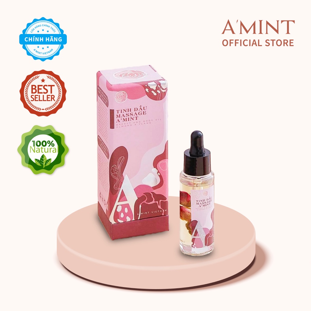 Tinh dầu Massage TV1 Amint (Tặng kèm video hướng dẫn ấn huyệt) | BigBuy360 - bigbuy360.vn