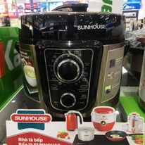 Nồi áp suất điện tử đa năng 5L SUNHOUSE SHD1659 tặng kèm lòng nồi inox. Đảm bảo hàng chuẩn, chính hãng,mới 100%, bh 12th