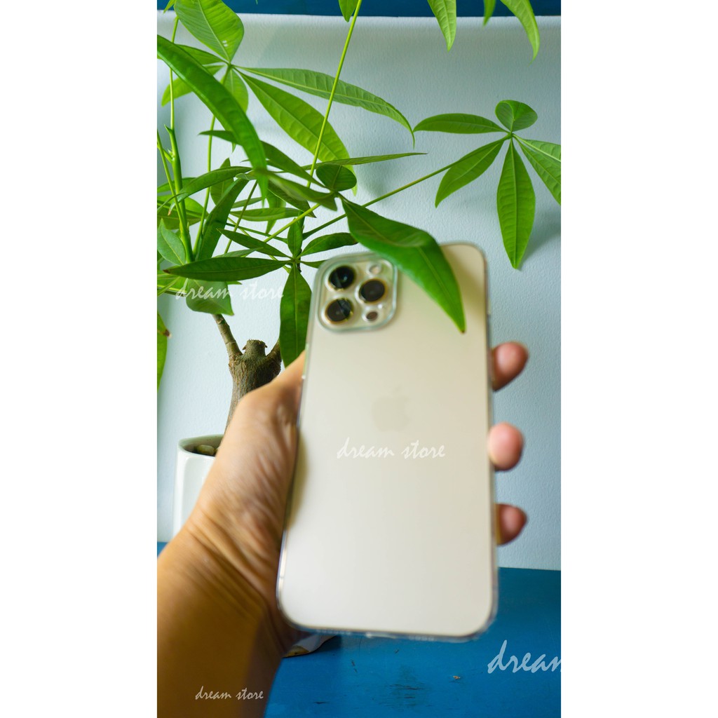 Ốp Lưng Cường Lực Viền Trong Suốt Dùng Cho iPhone 12 Pro Max,12 Pro, 12 - Bảo Vệ Full Camera - Hàng Chính Hãng CAFELE