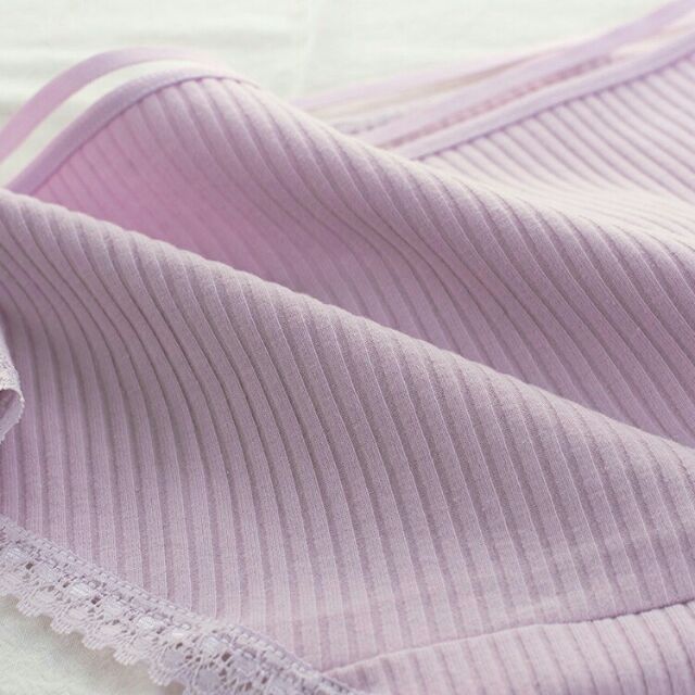 Quần Lót Cotton Tăm Viền Ren cao cấp