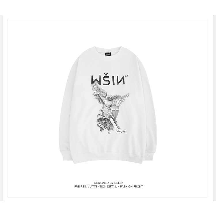 [NY1088] Áo sweater lót lông in hình "Bức Tượng" áo len (NELLY) | BigBuy360 - bigbuy360.vn