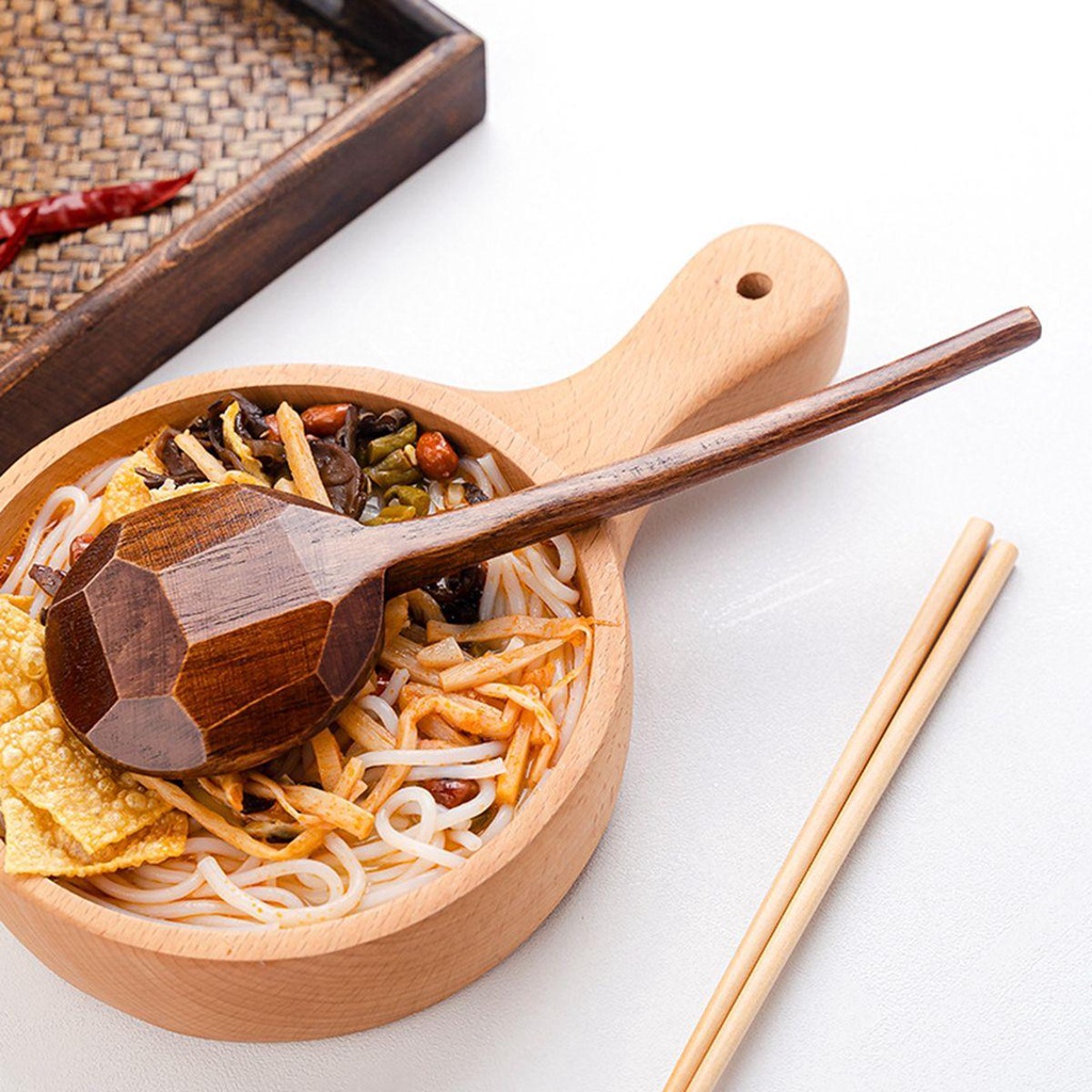 Vá Múc Canh Cán Dài Bằng Gỗ Phong Cách Nhật Bản