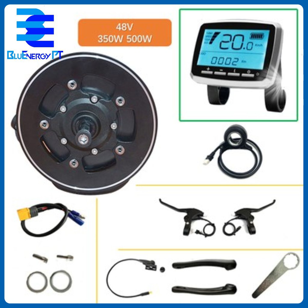 Động cơ trục giữa trợ lực đạp Torque sensor 500w 48v biến xe đạp thường thành đạp trợ lực điện tsdz2