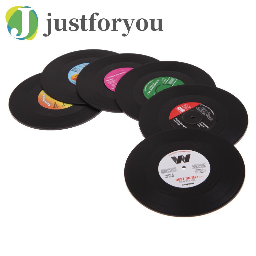 Set 6 Đế Lót Ly Bằng Nhựa Vinyl