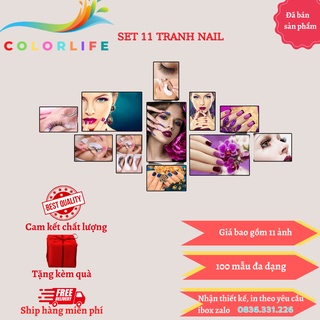 TRANH SPA NAIL LÀM MÓNG DÁN TƯỜNG TRANG TRÍ DECOR TIỆM SPA NAIL BEAUTY 3D ĐẸP-CEO2 MOKOSA FL111 ÁNH DƯƠNG