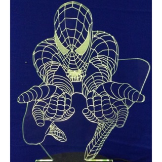Đèn led 3D người nhện Spider man