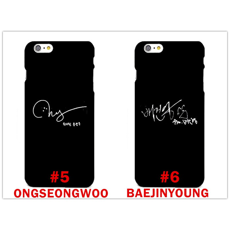 Ốp lưng in tên thần tượng Kpop Wanna One cho Iphone 3 4