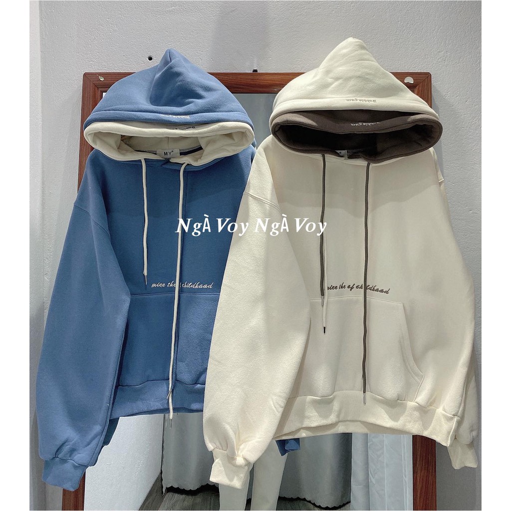 ÁO HOODIE CHỮ NHỎ TRÊN TÚI HOTHIT 2021