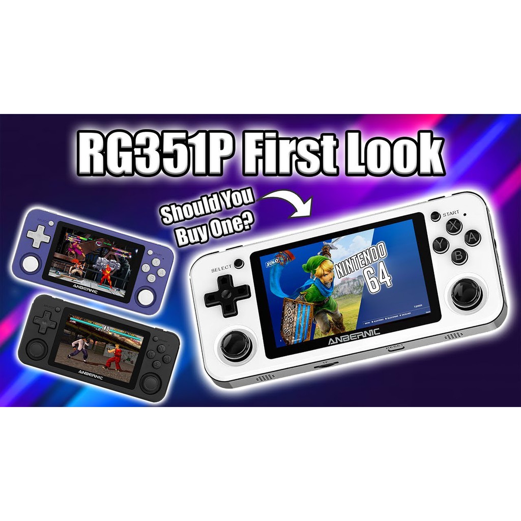 Máy chơi game RG351P - Phiên bản nâng cấp của huyền thoại RG350 - Tặng thẻ 64GB