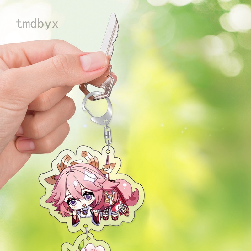 Tmdbyx Móc Khóa Hình Nhân Vật Hoạt Hình Game Genshin