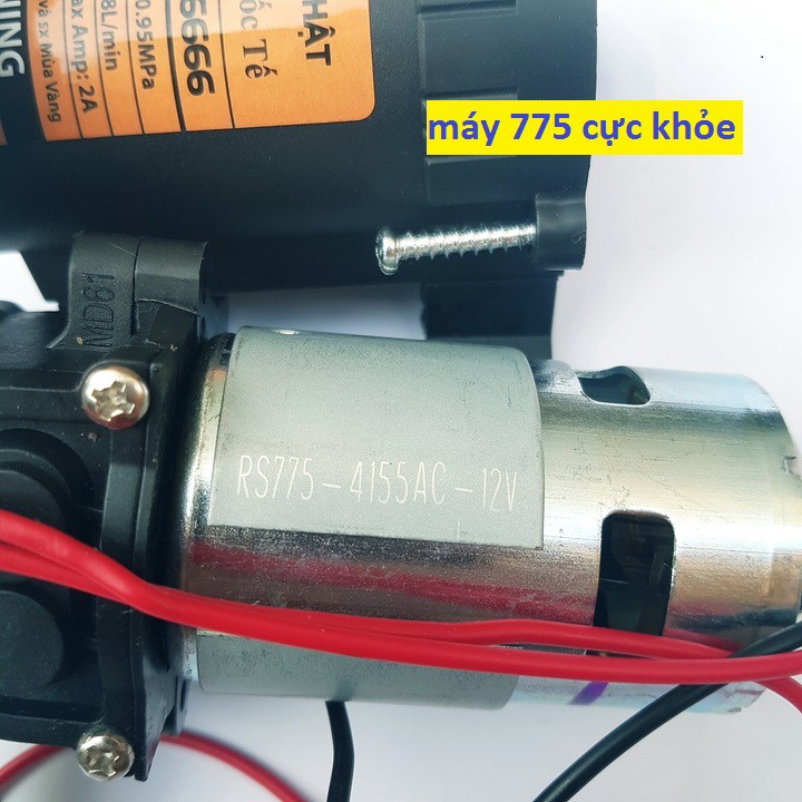 Bộ máy phun sương làm mát,tưới lan 12V 10 béc,nguồn loại tốt,có điều chỉnh lượng nước