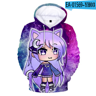 Áo Hoodie Thể Thao In Hình Gacha Life 3D
