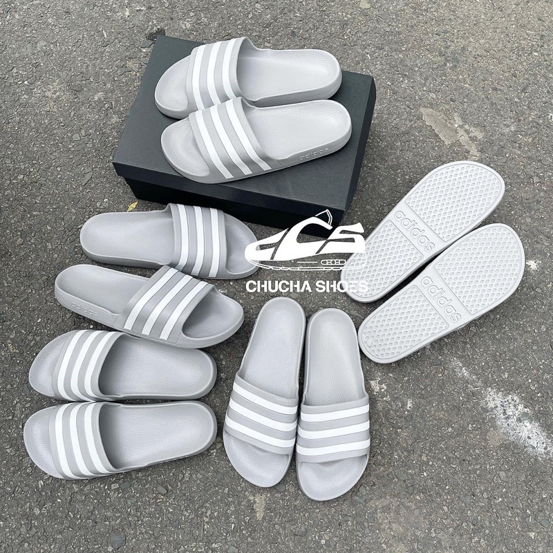 Dép Đúc Adidas Adilette Aqua Màu Xám