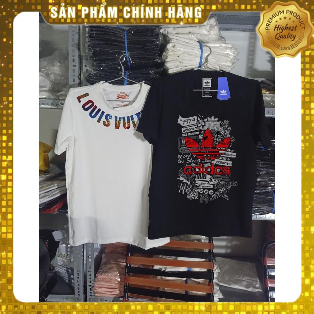 Áo Thun Nam Nữ cổ tròn AD Hoạ Tiết Cao Cấp