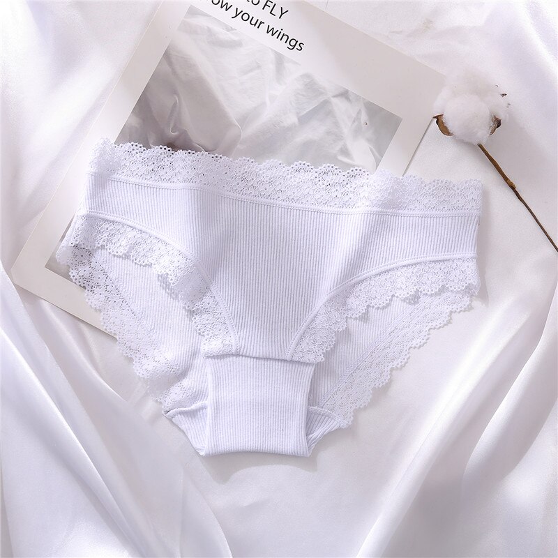 Quần Lót Cotton Phối Ren 6 Màu Gợi Cảm Cho Nữ | BigBuy360 - bigbuy360.vn