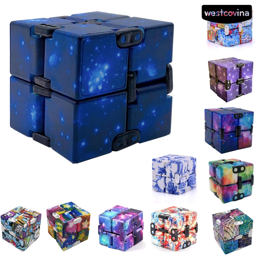Khối Rubik Vô Cực Nhiều Màu Sắc Giúp Giảm Căng Thẳng