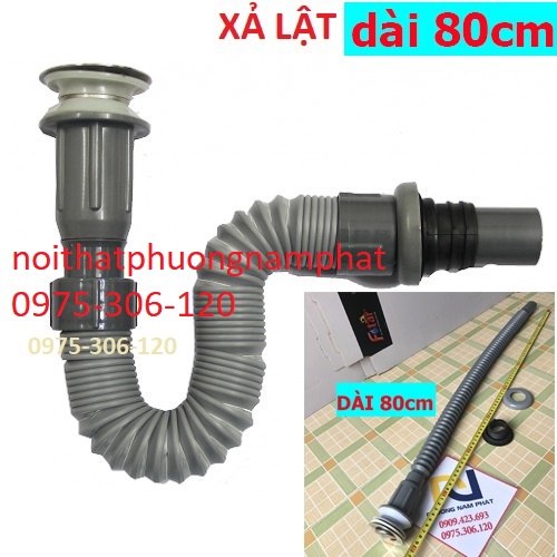 {XẢ GIÁ SỈ} Xả Xiphong Lavabo Bồn Rửa Mặt XẢ RUỘT GÀ DỄ LẮP ĐẶT kéo dài được vừa cho lavabo có xả tràn XẢ XÁM XẢ LẬT