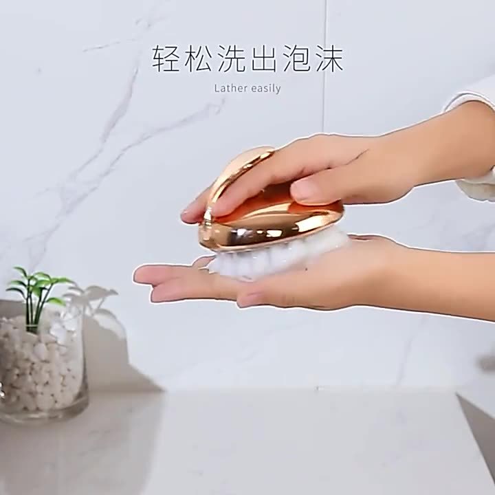 Lược Gội Đầu Minijumie Bằng Silicon Mát-Xa Da Đầu Nhỏ Gọn Thoải Mái Tiện Dụng