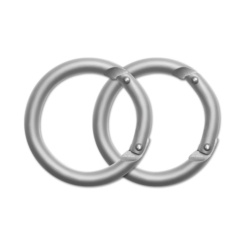 Bộ 5 Móc Khóa Túi Xách Hình Chữ O Đường Kính 3.8cm Bằng Hợp Kim Nhôm