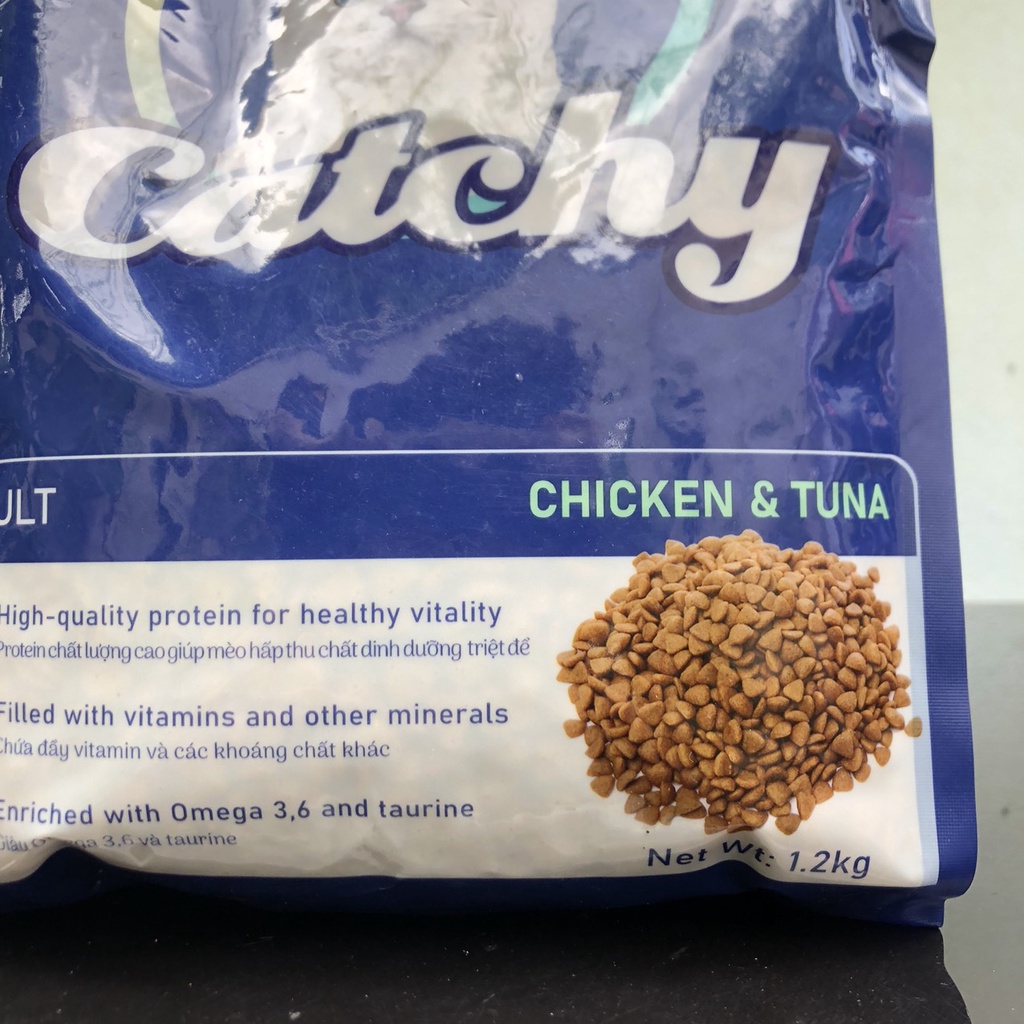 HẠT CATCHY CHO MÈO TRƯỞNG THÀNH VỊ GÀ & CÁ NGỪ