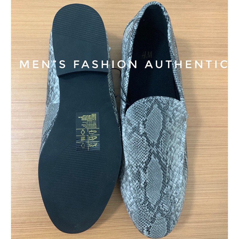 Giày lười H&M authentic SNAKESKIN size 40-43