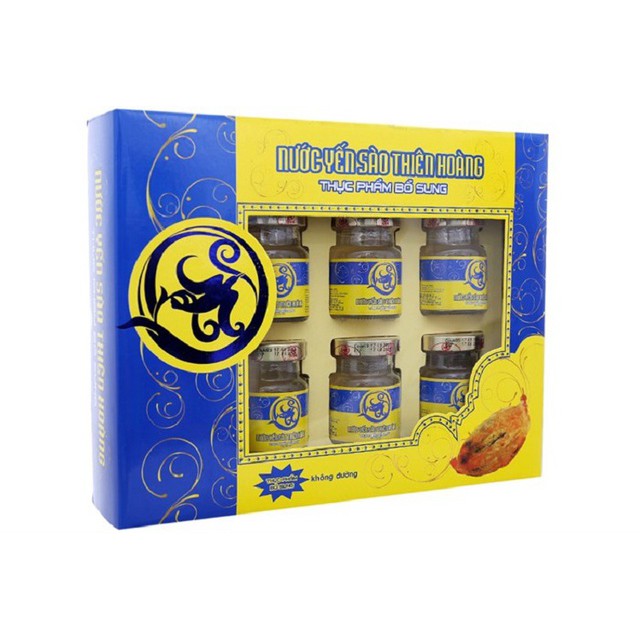 [GRO1TH12 giảm 10K đơn 99K] Nước Yến Nguyên Chất Thiên Hoàng Không Đường 15% (6 lọ x70ml) | BigBuy360 - bigbuy360.vn