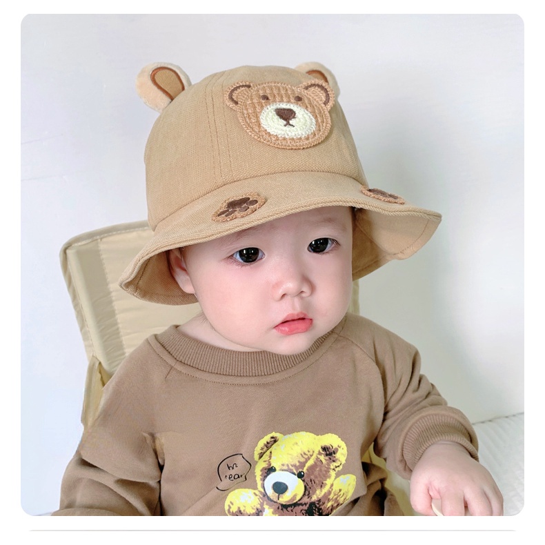 Mũ Bucket Chống Nắng Kiểu Dáng Dễ Thương Xinh Xắn Dành Cho Bé Trai