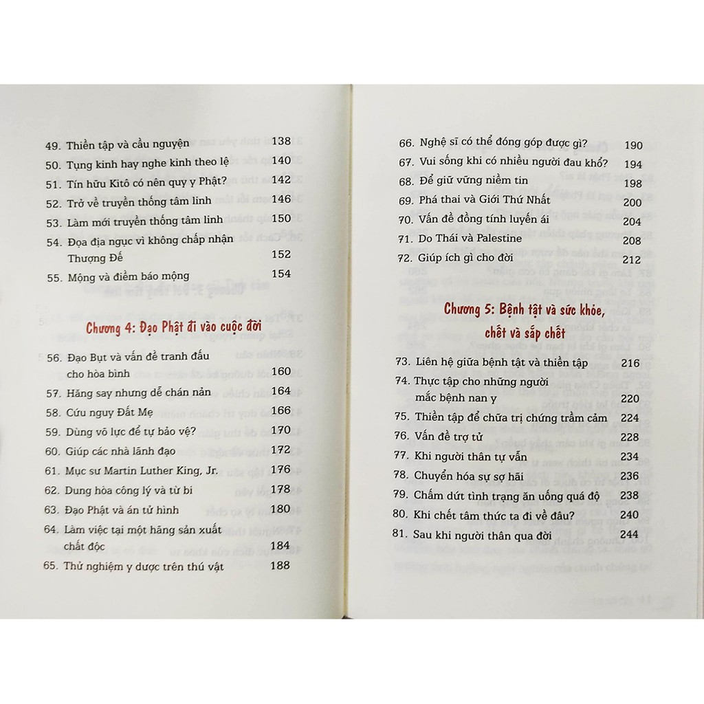 Sách - Hỏi Đáp Từ Trái Tim – Tác giả Thích Nhất Hạnh – bìa cứng