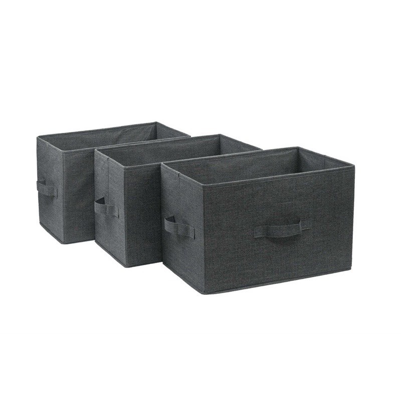 ☑️NEW NEW☑️ Set 3 Hộp Vải Đựng Đồ - Quần Áo Có Tay Cầm Có Thể Gấp Gọn Tiện Ích