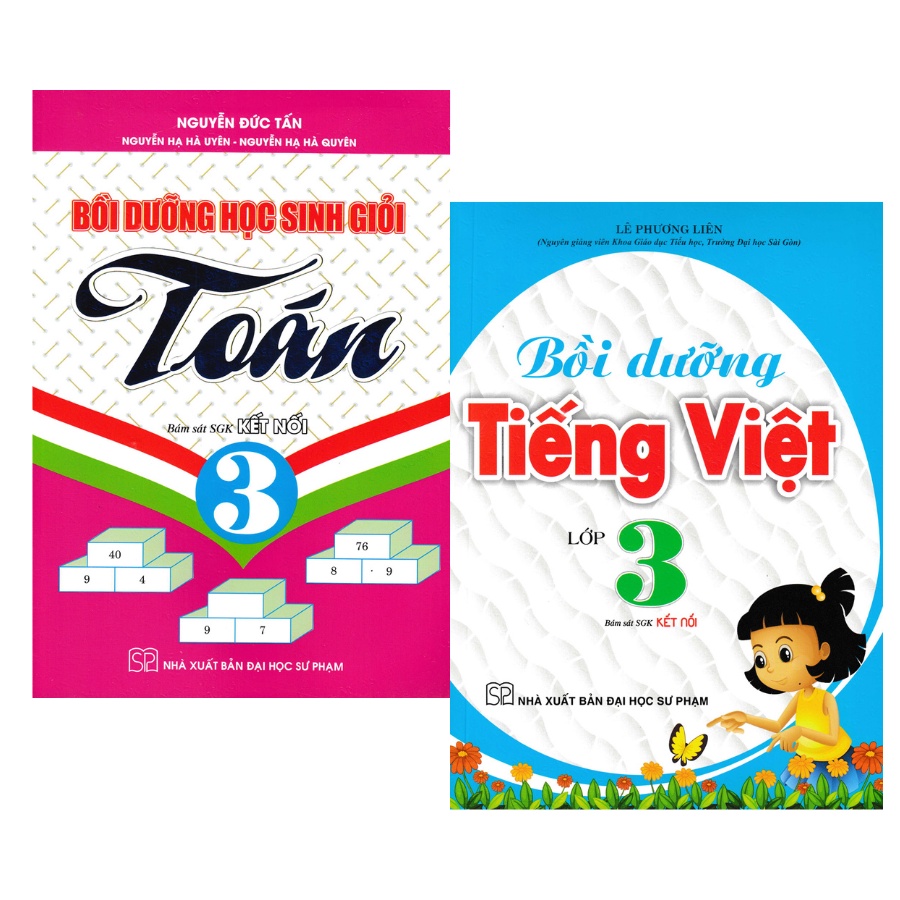 Sách - Combo Bồi Dưỡng Toán + Tiếng Việt 3 (Bám Sát SGK Kết Nối)