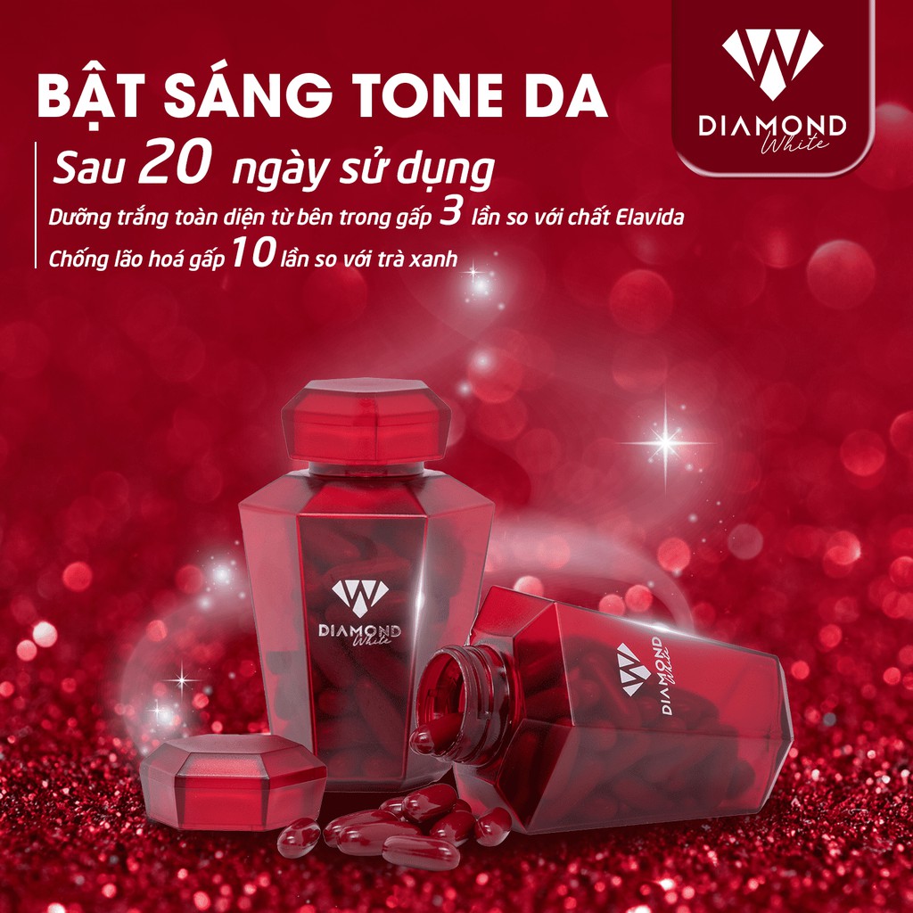 [CHÍNH HÃNG] Viên dưỡng da Diamond White - chống oxy hóa, làm chậm quá trình lão hóa, giúp da sáng mịn | BigBuy360 - bigbuy360.vn